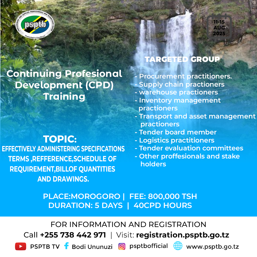 EFFECTIVELY ADMINISTERING SPECIFICATIONS, TERMS OF REFERENCE, SCHEDULE OF REQUIREMENT, BILL OFQUANTITIES AND DRAWINGS